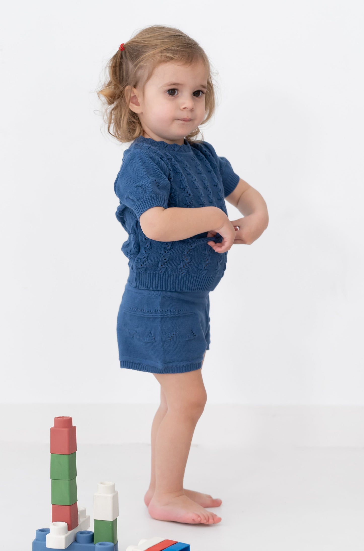 SHORT PUNTO AZUL