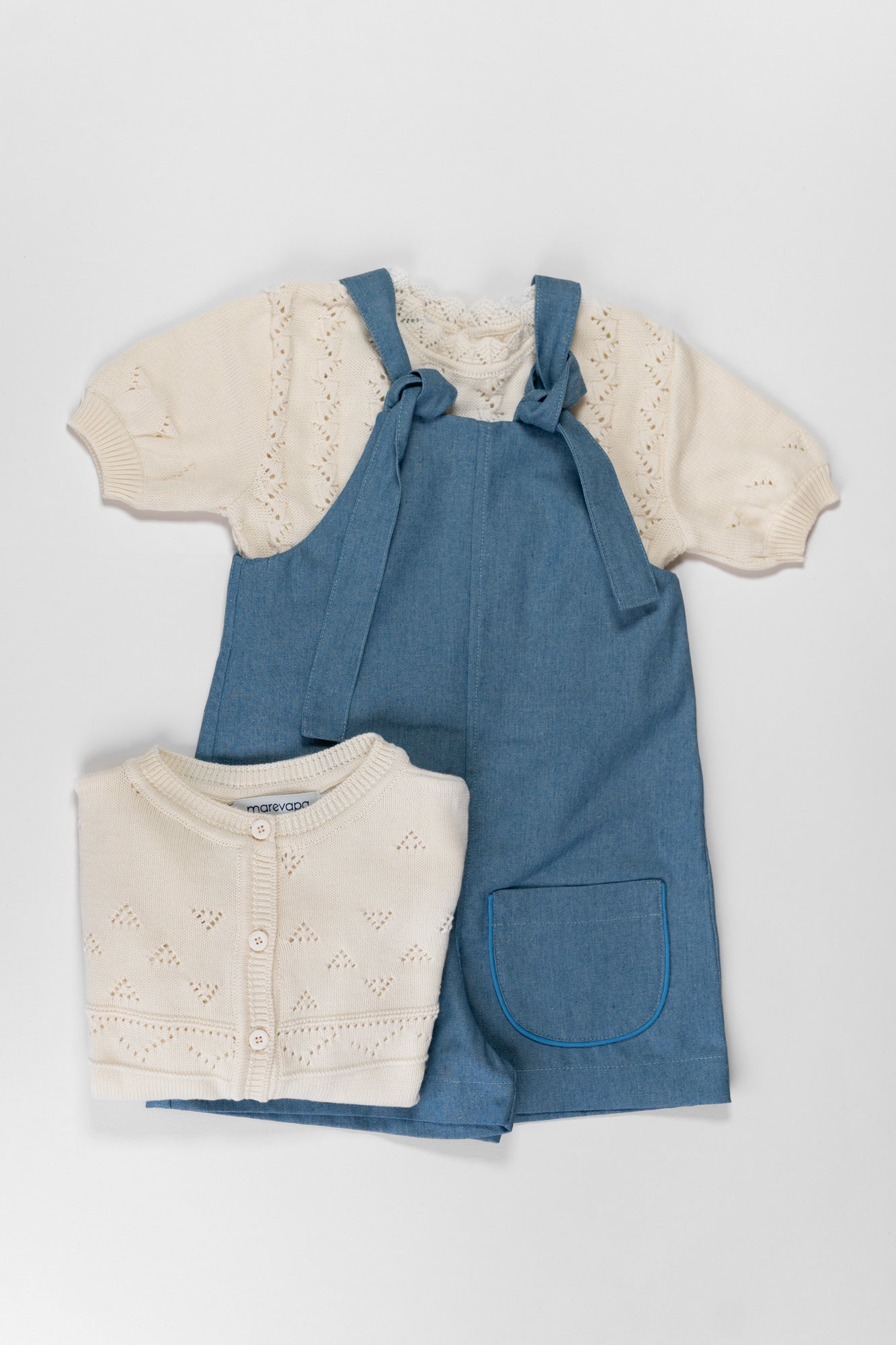 PETO PANTALÓN CORTO DENIM