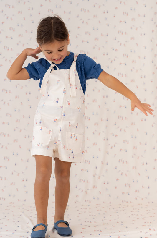 PETO PANTALÓN CORTO. ESTAMPADO JUEGOS